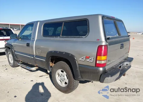 2000 Chevrolet Silverado 1500 Ls из США, поврежденный, VIN 1GCEK14W9YZ200144